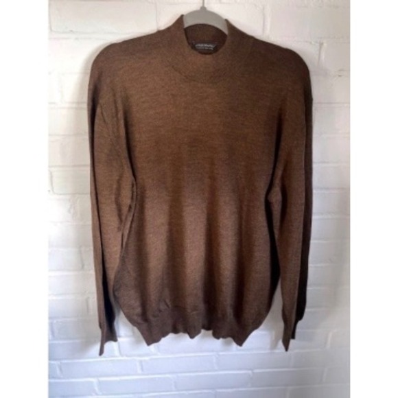 Vtg Fratelli Barneys New York Men's100%Virgin Wool SweaterMade in Italy Large